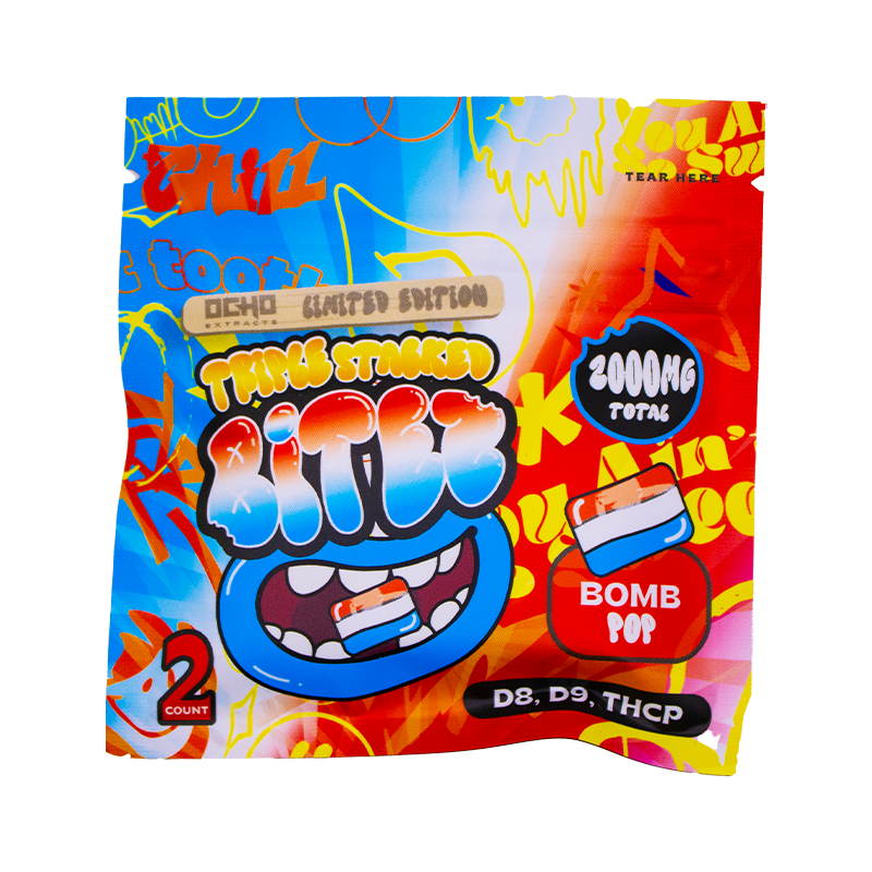 Triple Stacked Bitez - Bomb Pop (LIMITED EDITION) - 2000mg