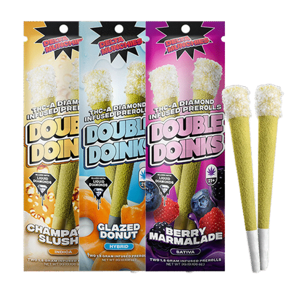 Delta Munchies - Double Doinks - THCA Pre-Rolls - 3g