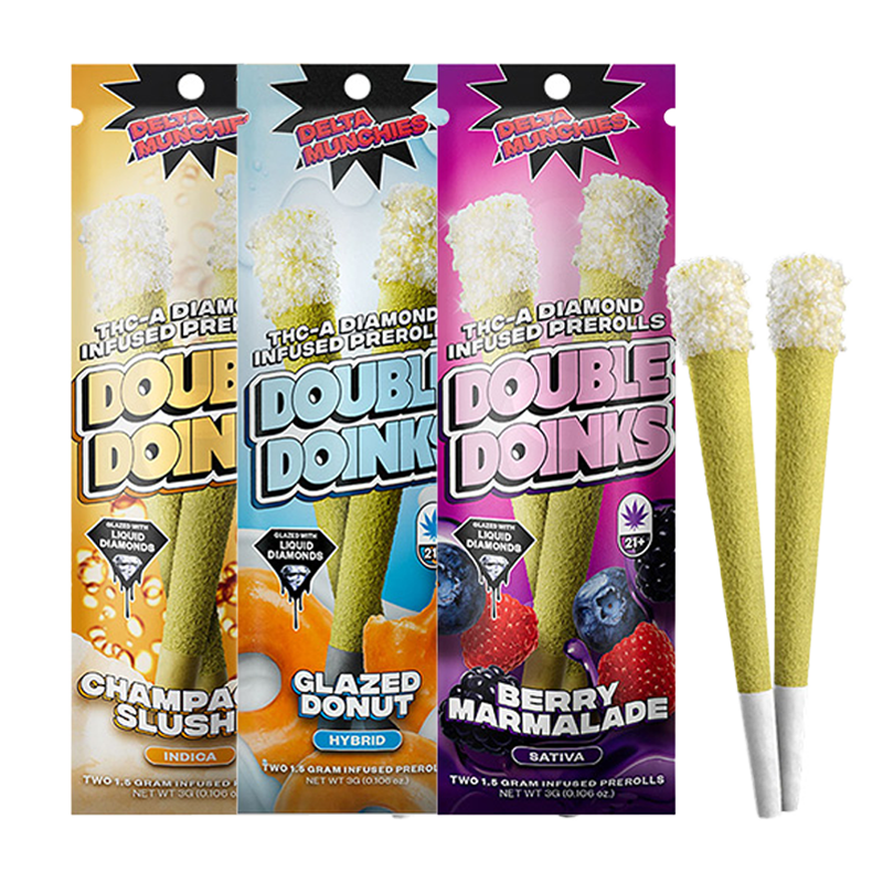 Delta Munchies - Double Doinks - THCA Pre-Rolls - 3g