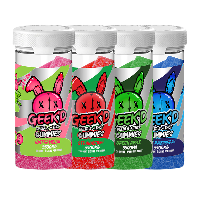 Geek’d Extracts Delta-8 + THC-P 3500mg Gummies