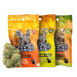 Geek'd Extracts - 2-Gram THC-A Flower Bag