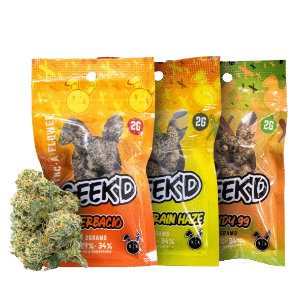 Geek'd Extracts - 2-Gram THC-A Flower Bag