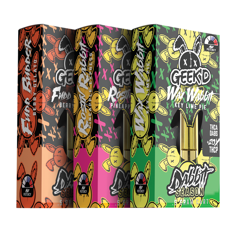 Geek'd Extracts - Dabbit - THCA + 20x THCP - .5g Cartridge