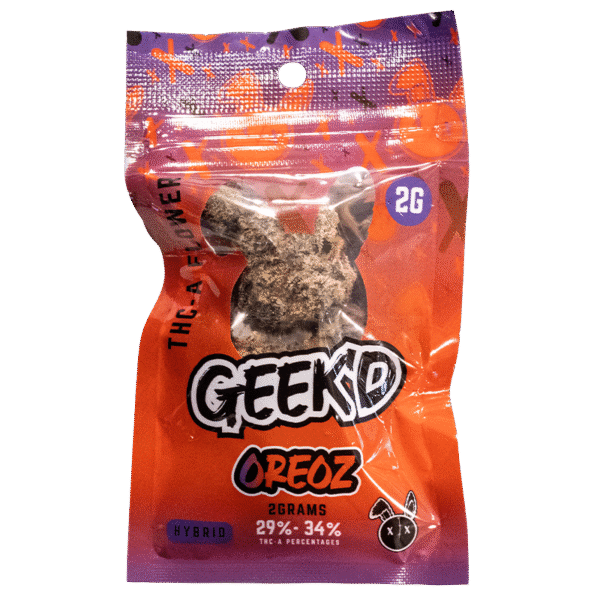 Geek'd Extracts - 2-Gram THC-A Flower Bag