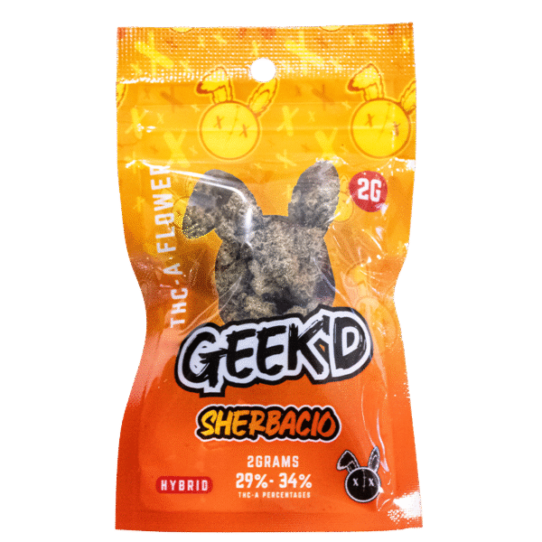 Geek'd Extracts - 2-Gram THC-A Flower Bag