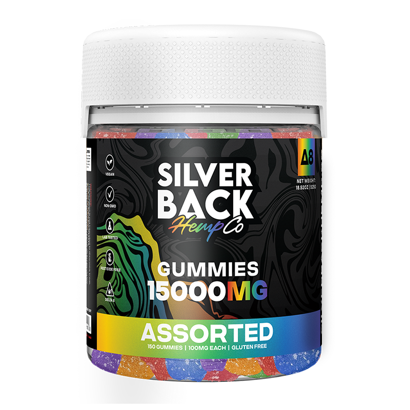 Silverback Hemp Co - 15000mg Delta 8 Gummies - Party Pack