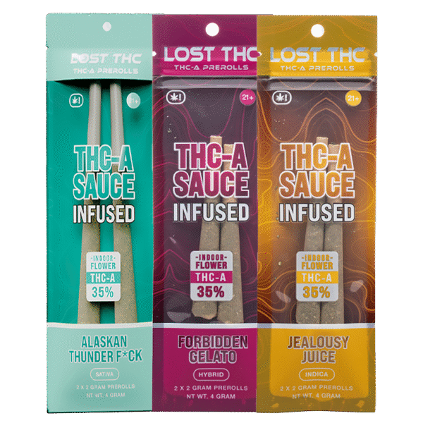 Lost THC - THCA Pre-Rolls - 4g