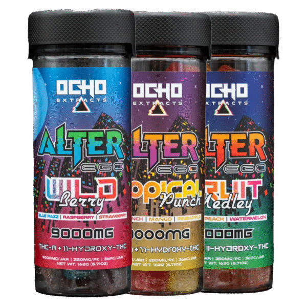 Ocho Extracts - Alter Ego - THC-A + HYX-11 Gummies - 9000MG