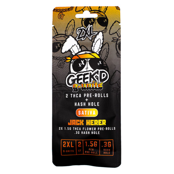 Geek’d Extracts – 2XL G-Unit Hash Holes – 2x1.5g