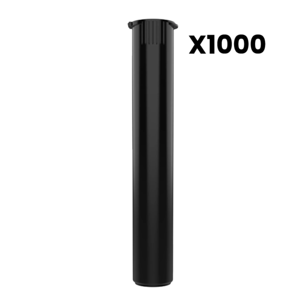 Pop-Top Pre-Roll Tubes – Child Resistant 95mm Black