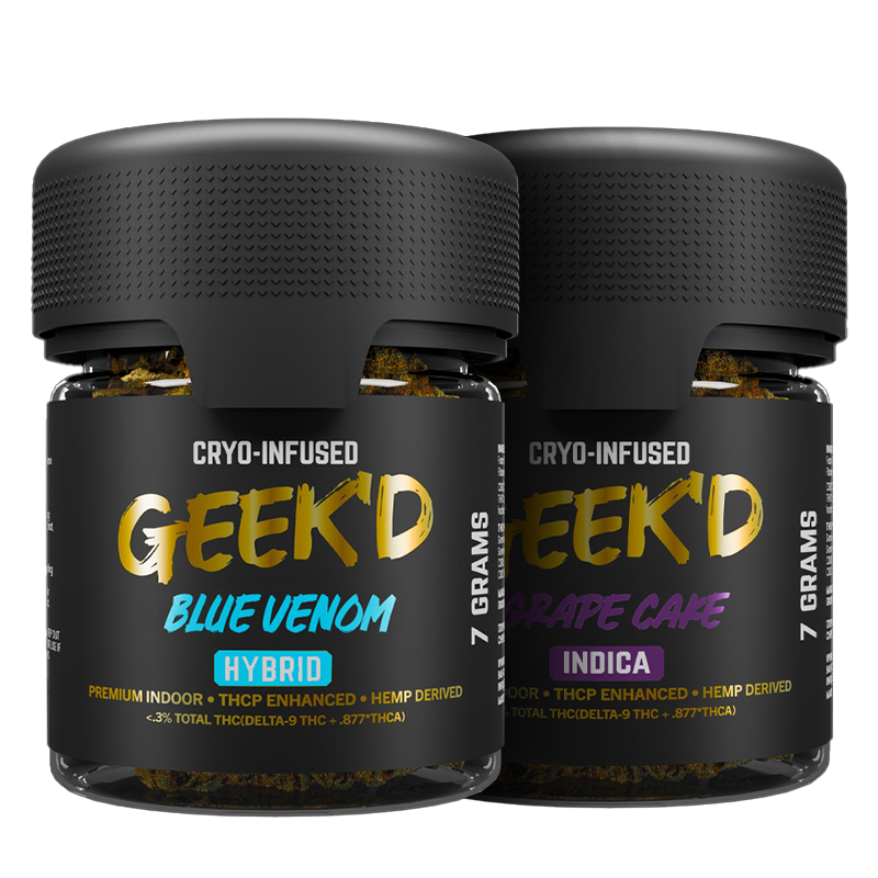Geek'd Extracts - Cryo Infused THCP Flower - 7g