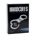 Double Hinged Steel Handcuffs – Nickel Plated