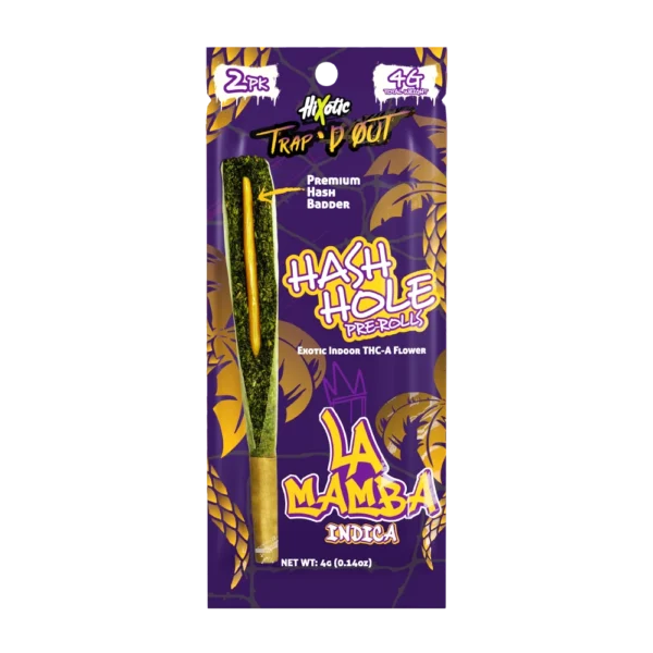 HiXotic – Trap'd Out THCA Hash Hole Pre-Rolls – 4g (2ct)