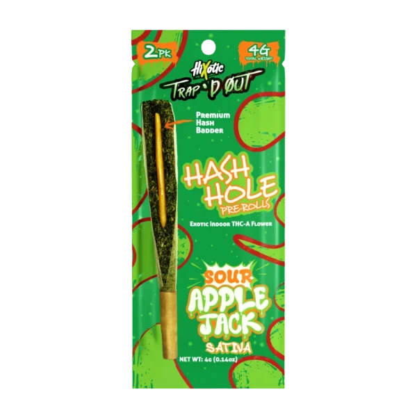 HiXotic – Trap'd Out THCA Hash Hole Pre-Rolls – 4g (2ct)