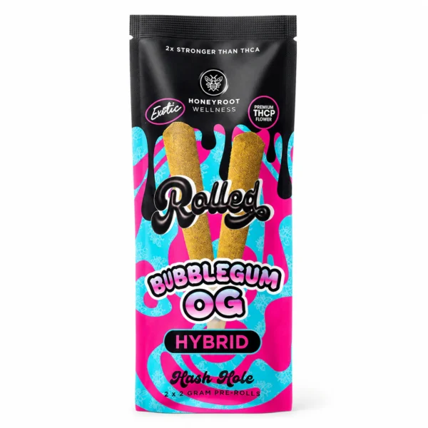 HoneyRoot - Rolled THC-P Hash Hole Prerolls – 4g