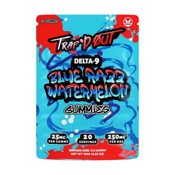 Trap’d Out – D9 Gummies – 250mg (10ct)