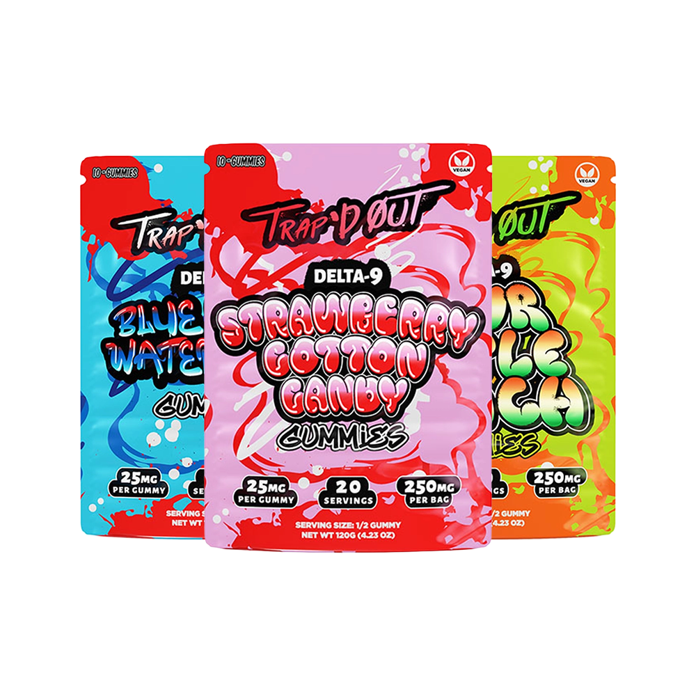 Trap’d Out – D9 Gummies – 250mg (10ct)