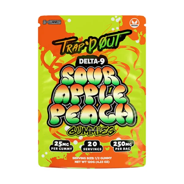 Trap’d Out – D9 Gummies – 250mg (10ct)
