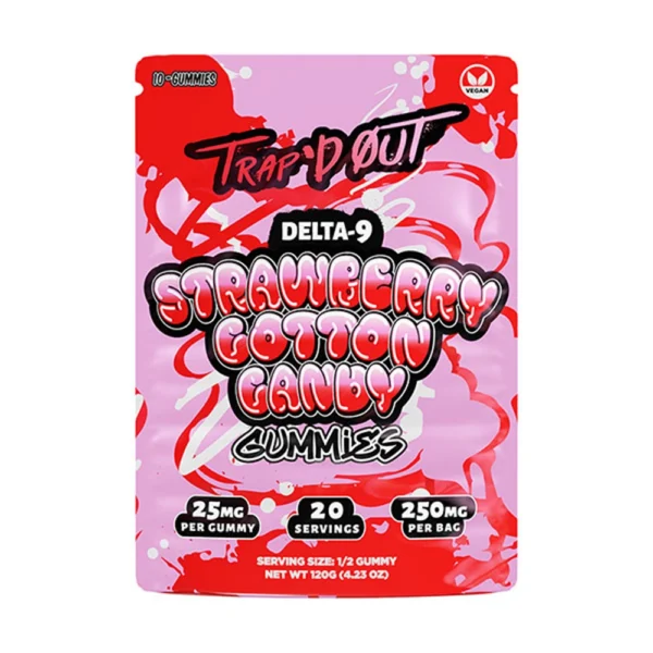 Trap’d Out – D9 Gummies – 250mg (10ct)