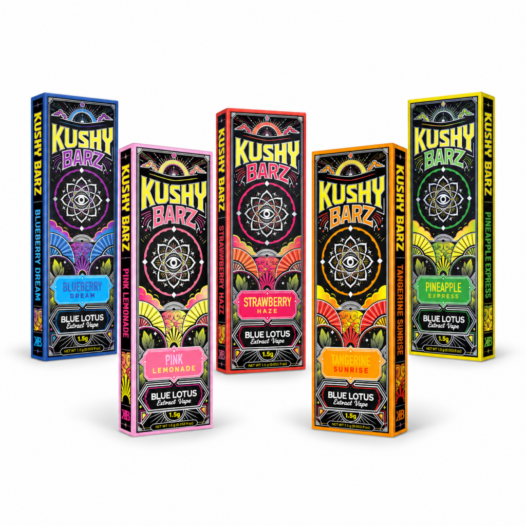 Kushy Barz – Blue Lotus Extract Disposable – 1.5g