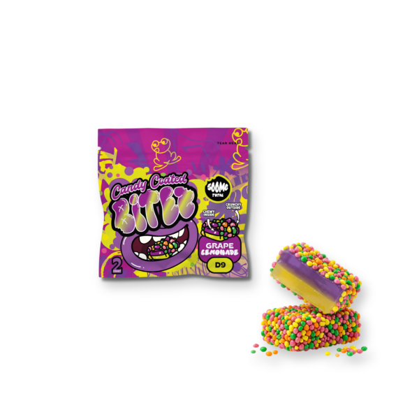 Double Stacked BITEZ – Candy Coated - Delta-9 Gummies – 500mg