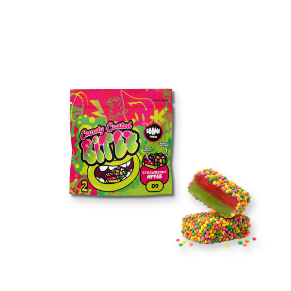 Double Stacked BITEZ – Candy Coated - Delta-9 Gummies – 500mg
