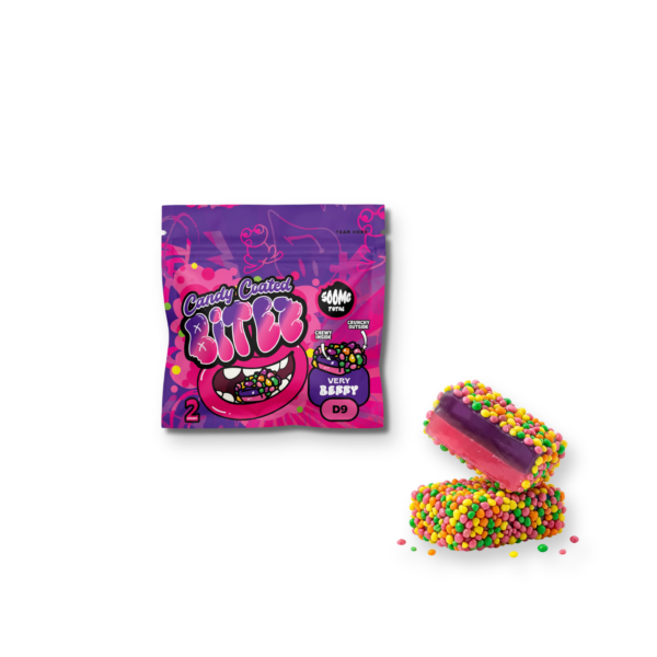Double Stacked BITEZ – Candy Coated - Delta-9 Gummies – 500mg