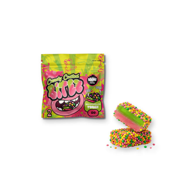 Double Stacked BITEZ – Candy Coated - Delta-9 Gummies – 500mg